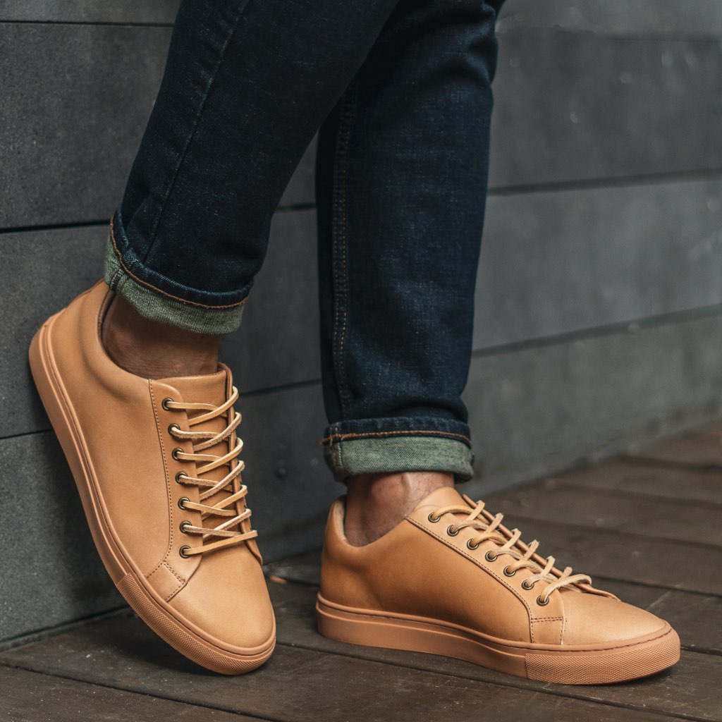 Premier Low Top | Tan Essex