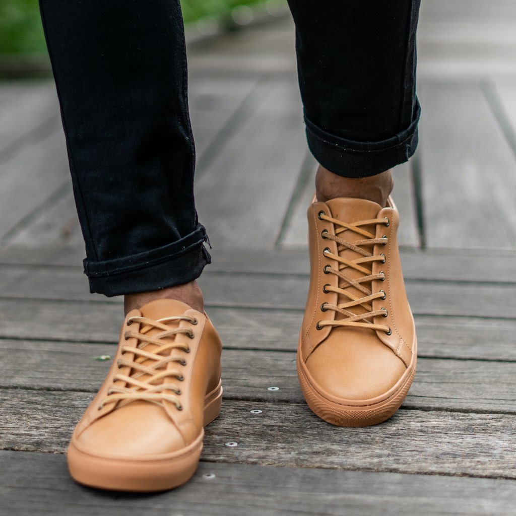 Premier Low Top | Tan Essex
