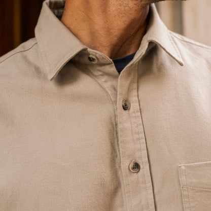 Solid Shirt | Taupe