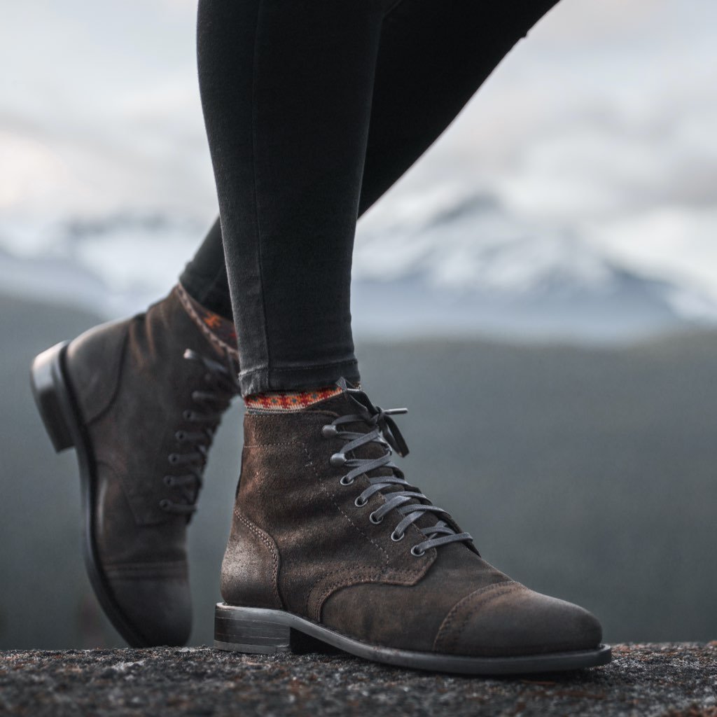 Captain | Dark Olive Suede
