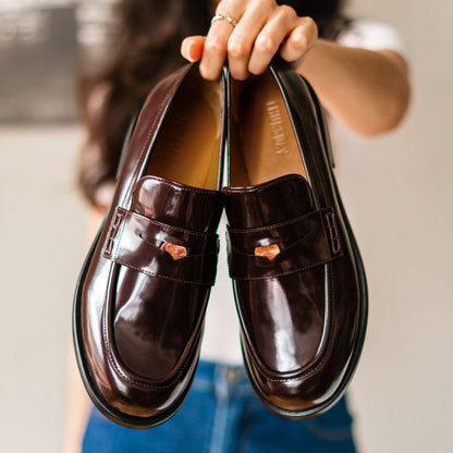 Dress Penny | Burgundy