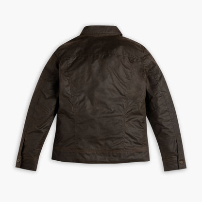 Waxed Canvas Field Jacket | Dark Olive